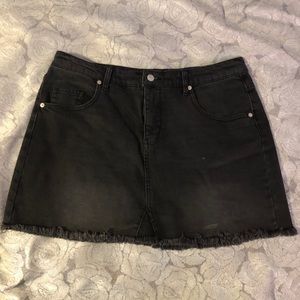 Wild Fable Black Jean Skirt Size 16